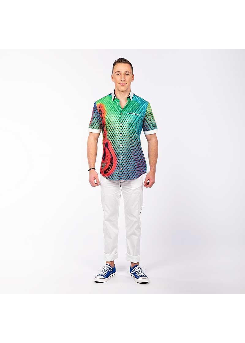 Buntes Sommerhemd Herren MAGMA - GERMENS