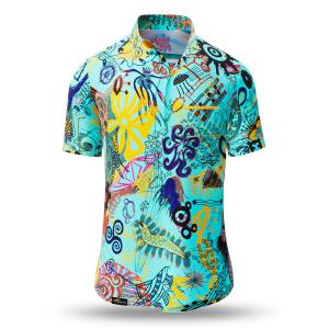 Summer button shirt MAMBO BEACH - GERMENS
