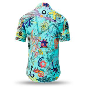 Summer button shirt MAMBO BEACH - GERMENS