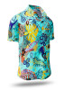 Summer shirt for men MAMBO BEACH - 100% cotton - 10 sizes from XS to 6XL - exceptional design - finest workmanship - fabrics made in Germany - limited edition and exclusive