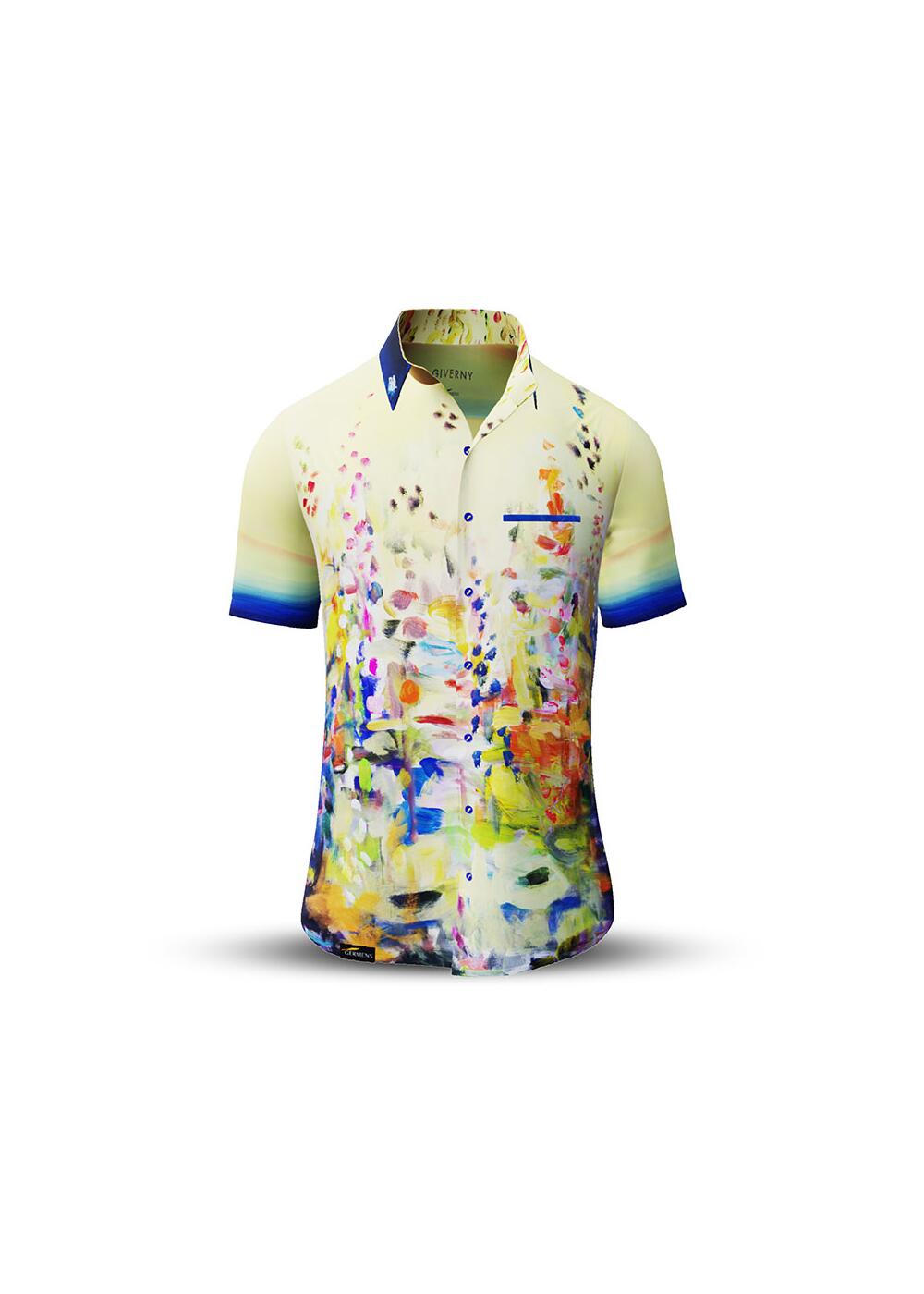 Buntes Sommerhemd Herren GIVERNY - GERMENS