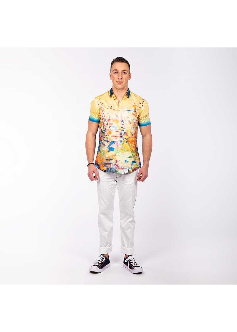 Buntes Sommerhemd Herren GIVERNY - GERMENS