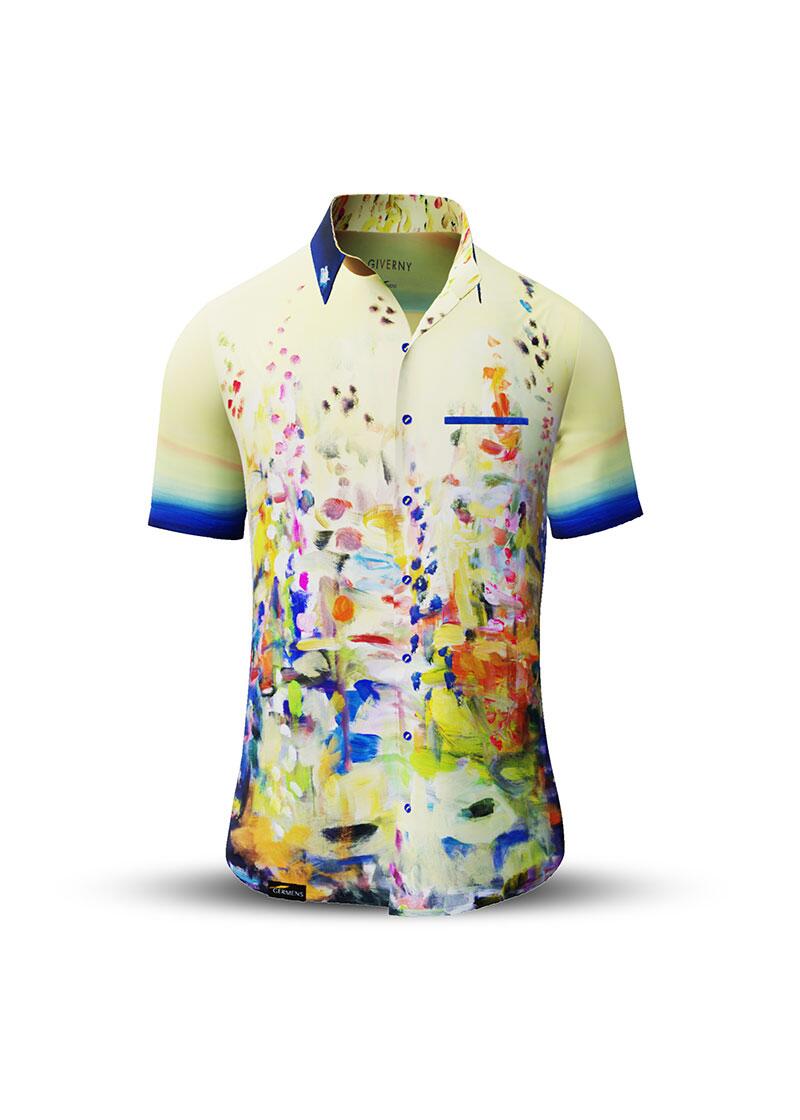 Button up shirt for summer GIVERNY - GERMENS