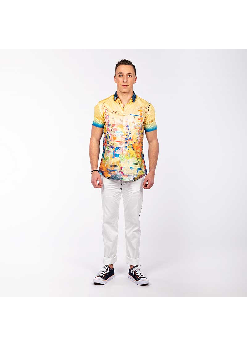 Buntes Sommerhemd Herren GIVERNY - GERMENS