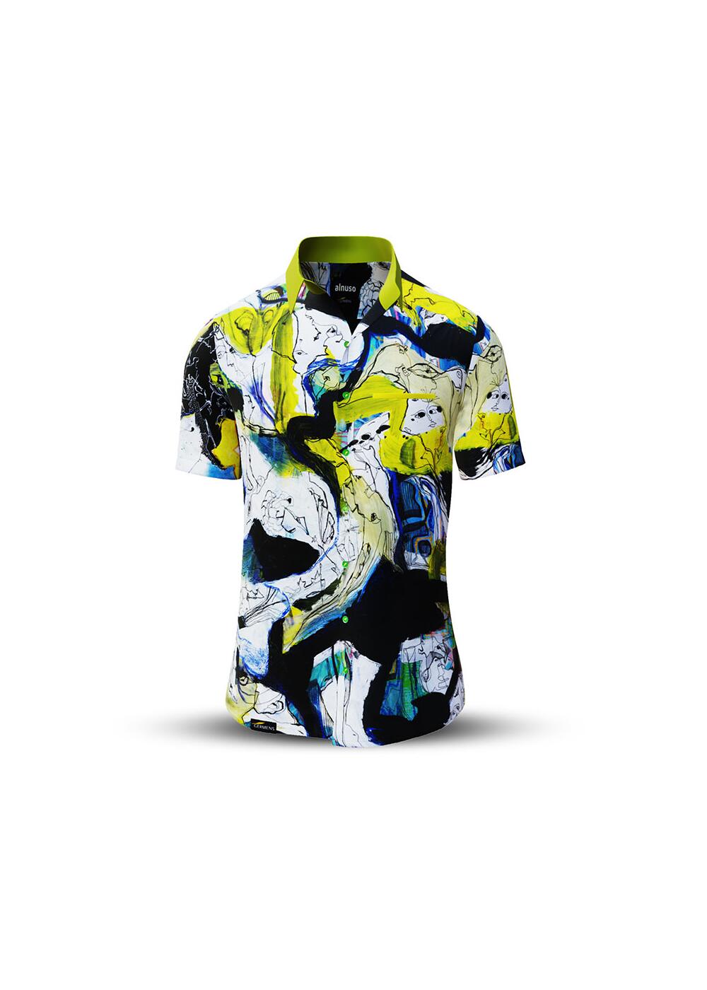 Buntes Sommerhemd Herren ALNUSO - GERMENS