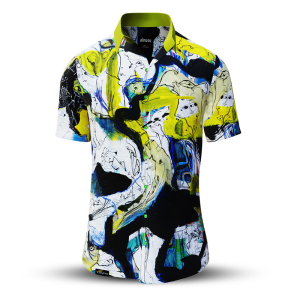 Sommerhemd Herren ALNUSO - 100 % Baumwolle - 10 Größen von XS - 6XL - außergewöhnliches Design - feinste Verarbeitung - Stoffe Made in Germany - limitiert und exklusiv