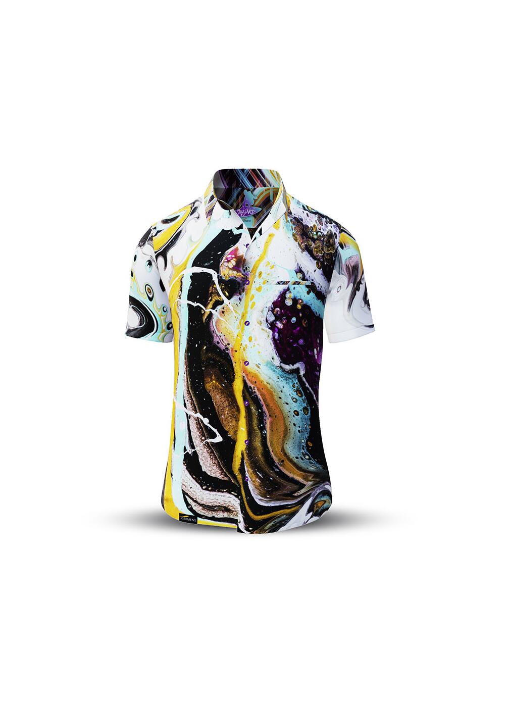Buntes Sommerhemd Herren JAWS OF MAUI - GERMENS
