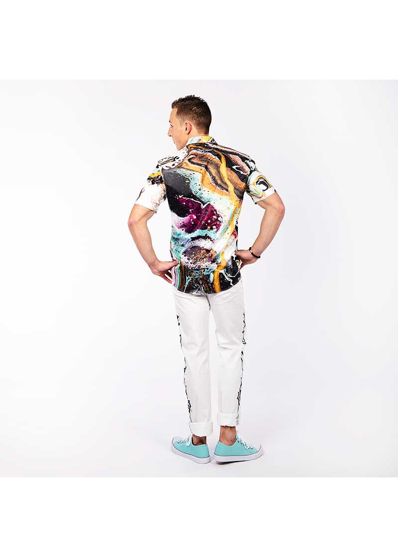 JAWS OF MAUI - Buntes Sommerhemd Herren - GERMENS