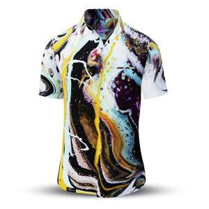 Button up shirt for summer JAWS OF MAUI - GERMENS
