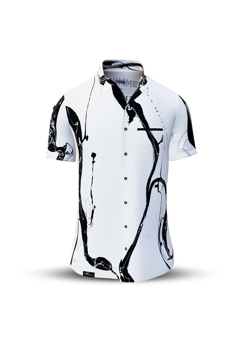 Button up shirt for summer LEBENSADER SCHIMMEL - GERMENS