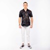 Summer shirt for men ZWEI ENGEL TANZEN AM VULKAN - 100% cotton - 10 sizes from XS to 6XL - exceptional design - finest workmanship - fabrics made in Germany - limited edition and exclusive