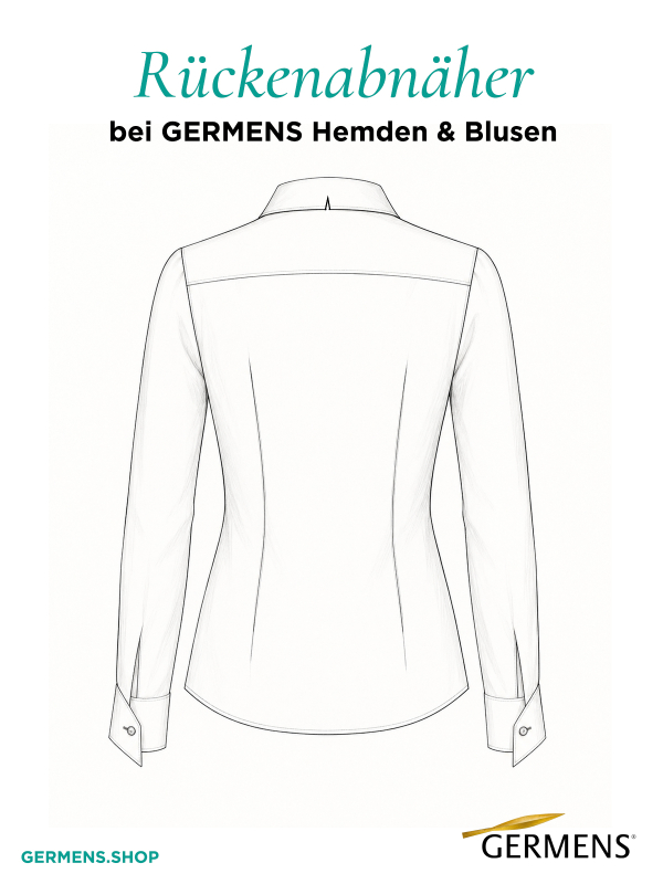 Back darts – Long sleeve Button-up shirts and blouses