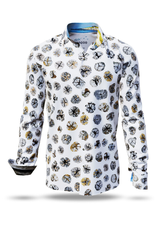 Discover colorful button up shirts for men OSTSEEBUHNE - 100% cotton