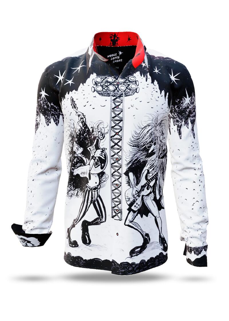 Entdecke Hemden Herren WHOLE LOTTA SMOKE - 100 % BW