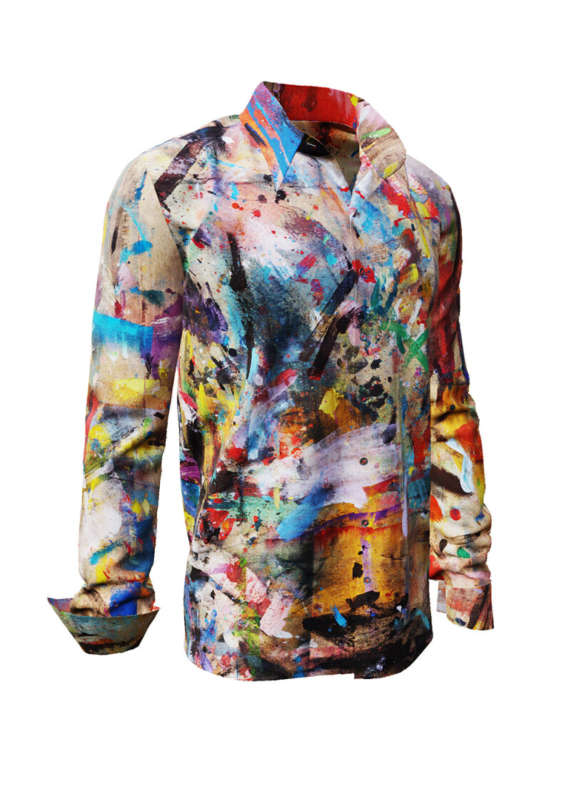ZERFLOSSENER ZEMENT - Colored artist shirt - GERMENS