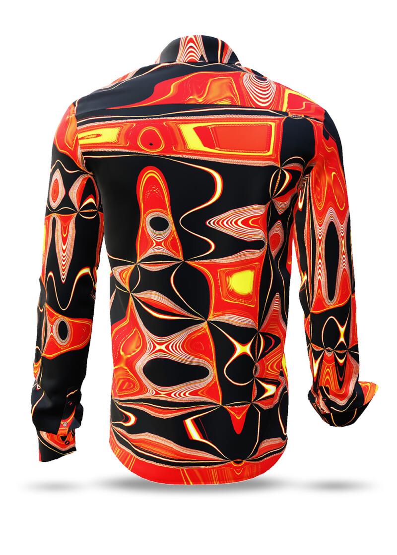 NEW YORK FUNKY - Red-black party shirt - GERMENS