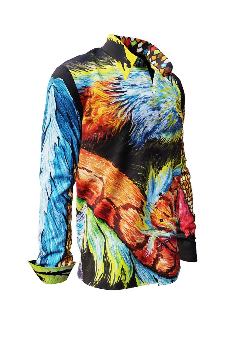 QUETZAL - Buntes Hemd der Azteken - GERMENS