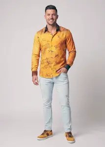 Discover colorful button up shirts for men CAVEMAN - 100%...