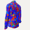 BLAUE STUNDE - Bright blue shirt with colored dots - GERMENS