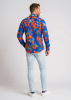 Herren Hemden Langarm BLAUE STUNDE – GERMENS artfashion – 100 % Baumwolle - Größe XL