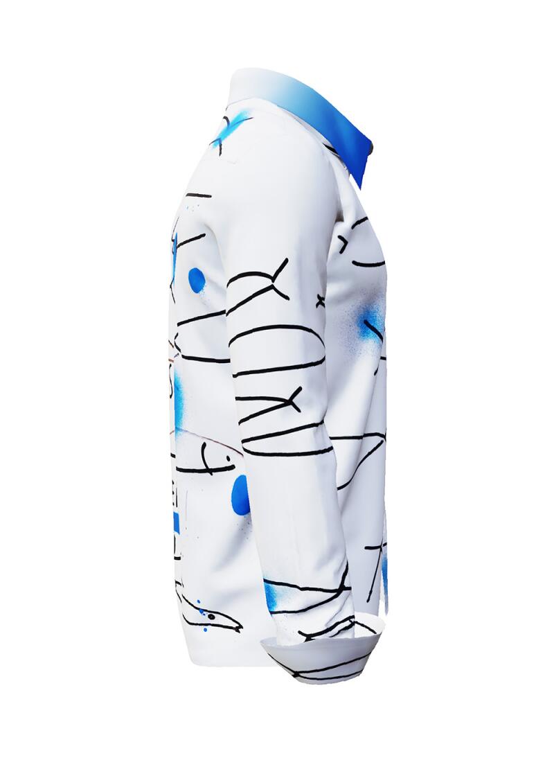 ALLES THEATER - White artist shirt with fish - GERMENS