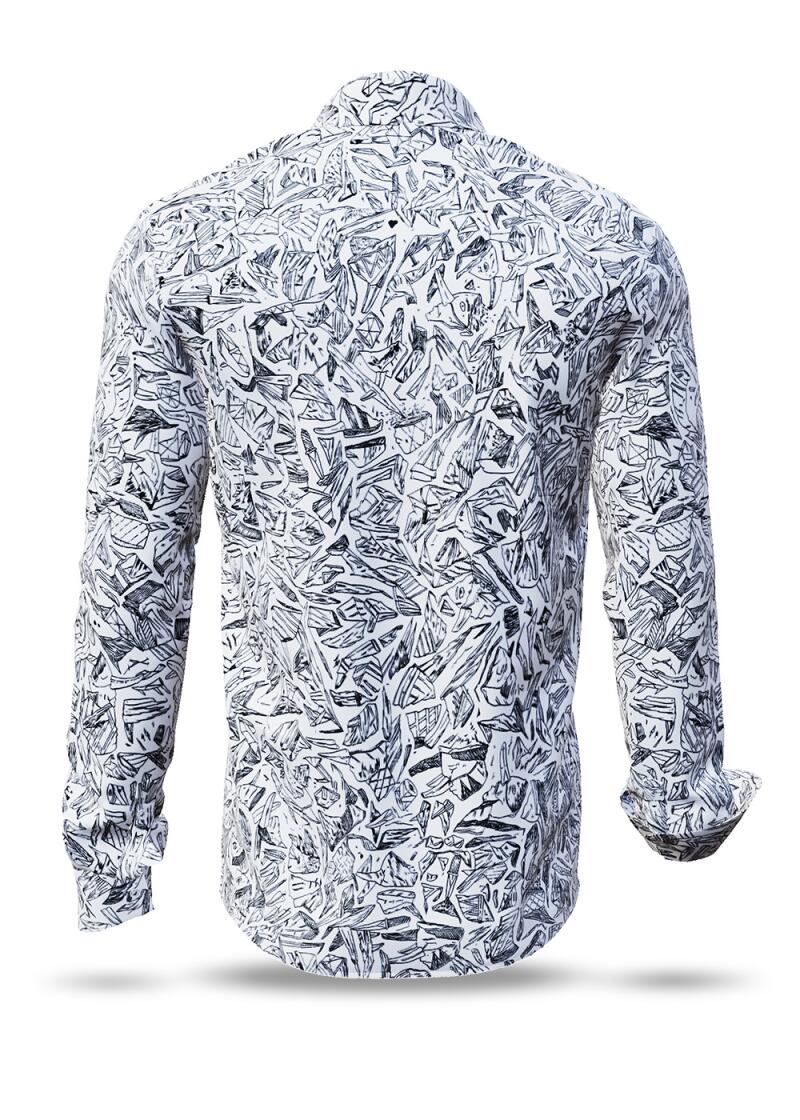 LIEBESLIED - Black shirt with white and colored details -...