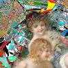 PARADIES - Multicolored silk scarf - GERMENS