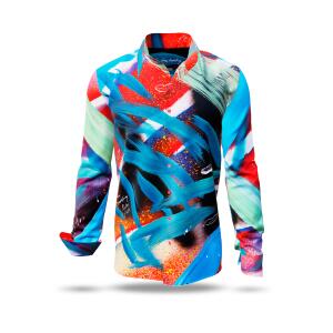 THE TIME TRAVELING - Multi-coloured shirt - GERMENS