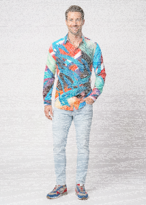 THE TIME TRAVELING Hemden Herren - 100 % Baumwolle -...