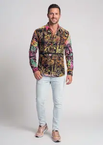 Entdecke bunte Hemden Herren LOVE WINS - 100 % Baumwolle