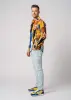 Discover colorful button up shirts for men DANCING ON THE STREET - 100% cotton