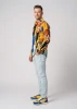 Discover colorful button up shirts for men DANCING ON THE STREET - 100% cotton