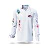 KLABAUTERMANN - White shirt with funny colour splashes - GERMENS