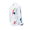 KLABAUTERMANN - White shirt with funny colour splashes - GERMENS