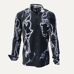 DARKLIGHT - Black and white shirt - GERMENS