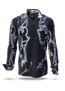 Entdecke bunte Hemden Herren DARKLIGHT - 100 % Baumwolle