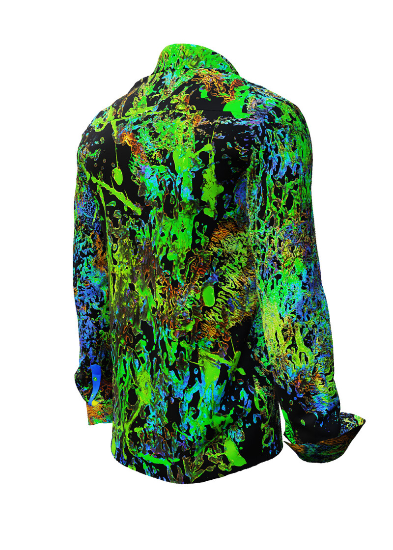 SAVE THE RAINFOREST - Grn gelb blaues Hemd - GERMENS