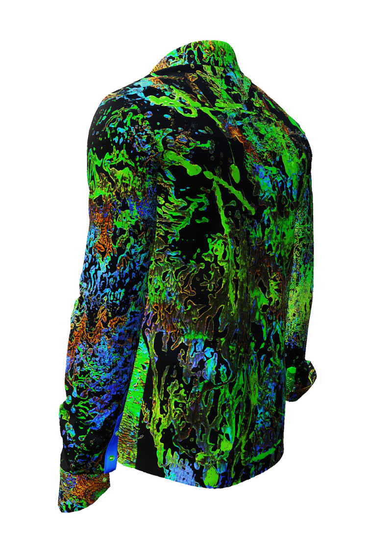SAVE THE RAINFOREST - Grn gelb blaues Hemd - GERMENS