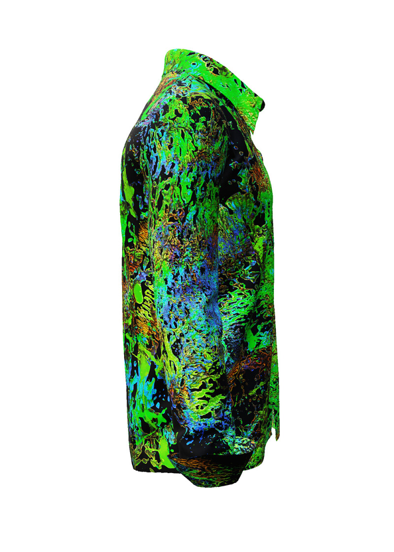 SAVE THE RAINFOREST - Grn gelb blaues Hemd - GERMENS