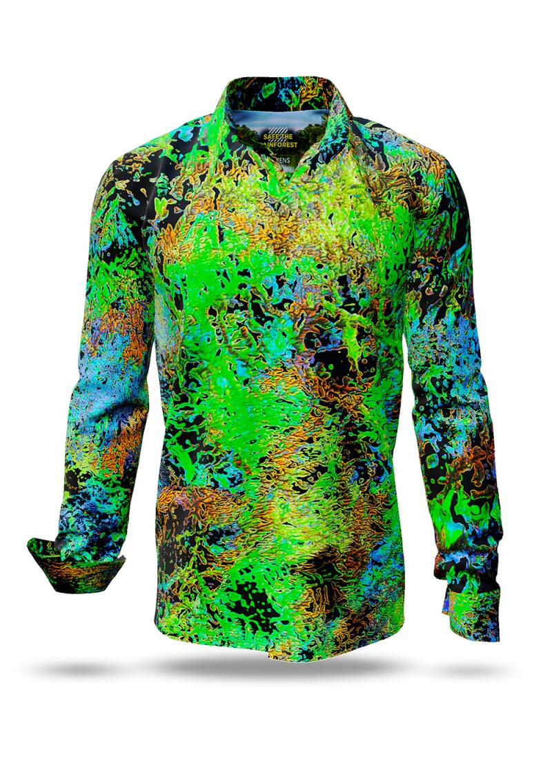 SAVE THE RAINFOREST - Green-yellow-blue shirt - GERMENS