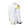 NEBULA - White shirt with yellow-gray clouds - GERMENS