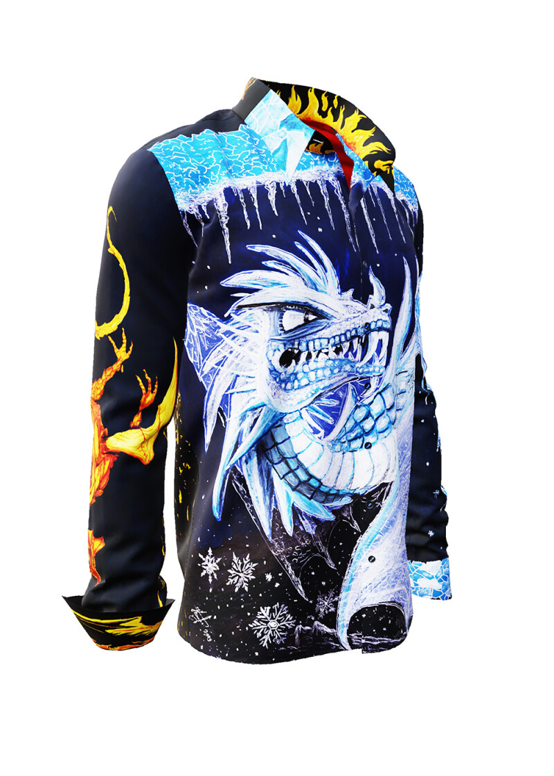 FROST & GLOW - Hemd mit Drachen - GERMENS