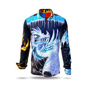 FROST & GLOW - Illustrated shirt with dragon - GERMENS