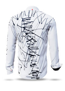 Entdecke bunte Hemden Herren DENADA WHITE - 100 % BW