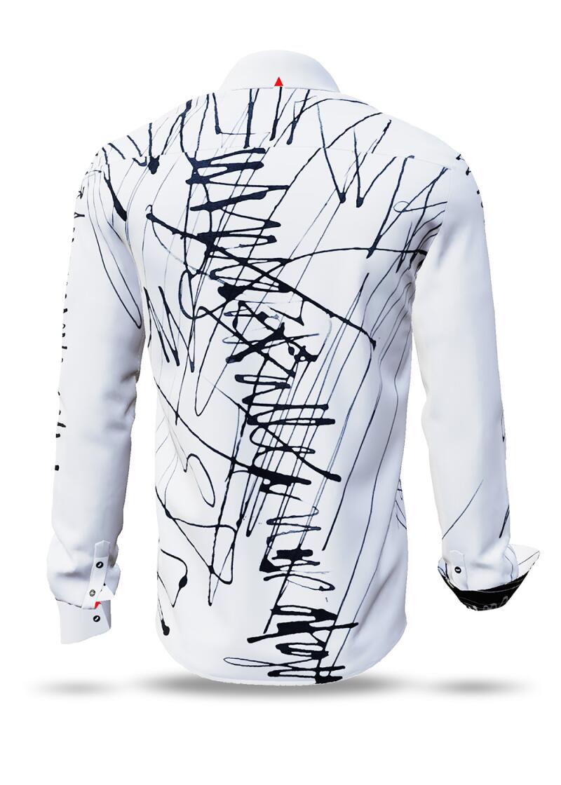 DENADA WHITE - Wei-schwarzes Hemd - GERMENS