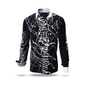 DENADA BLACK - Black and white shirt - GERMENS