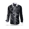 DENADA BLACK - Black and white shirt - GERMENS