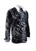 Herrenhemden Langarm DENADA BLACK – GERMENS artfashion – 100 % Baumwolle - Größe XL