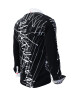 Shirt with Button Down DENADA BLACK – GERMENS artfashion – 100 % Cotton - Size XL