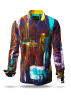 Dunkles Hemd Herren NIGHTLOVE - 100 % Baumwolle - GERMENS artfashion